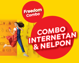 Paket Internet Isat Freedom Combo - 30Gb Bagi-bagi 30Hari